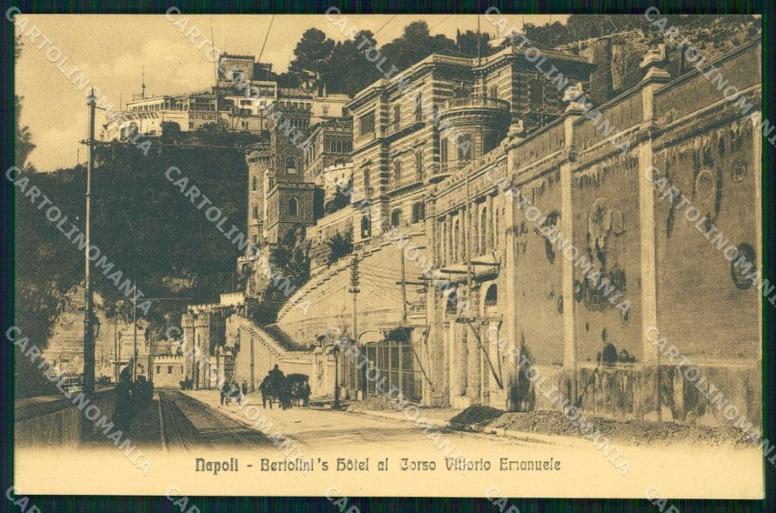Napoli Città Hotel Bertolini Corso Vitt Emanuele Alterocca 2706 cartolina RT2505 – fronte