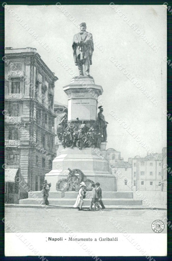 Napoli Città Monumento a Garibaldi Alterocca 5709 cartolina RT2511 – fronte