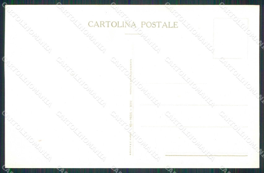 Napoli Città Vesuvio Ferrovia e Funicolare Treno cartolina RT2519 – retro
