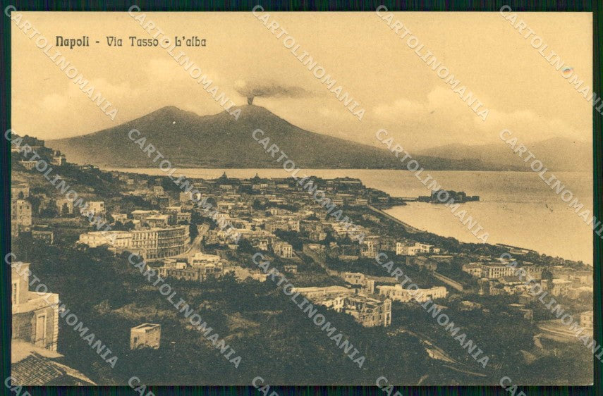 Napoli Città Via Tasso Alba Alterocca 2705 cartolina RT2530 – fronte