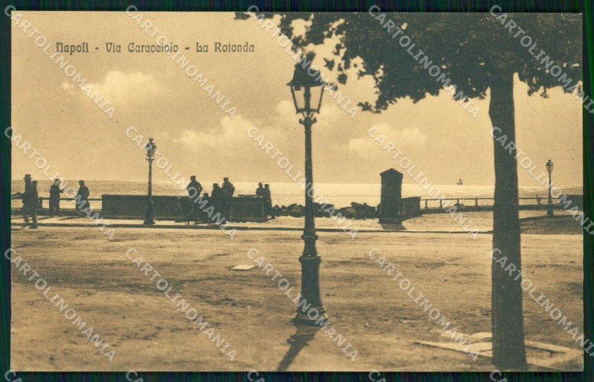Napoli Città Rotonda di Via Caracciolo Alterocca 2709 cartolina RT2531 – fronte