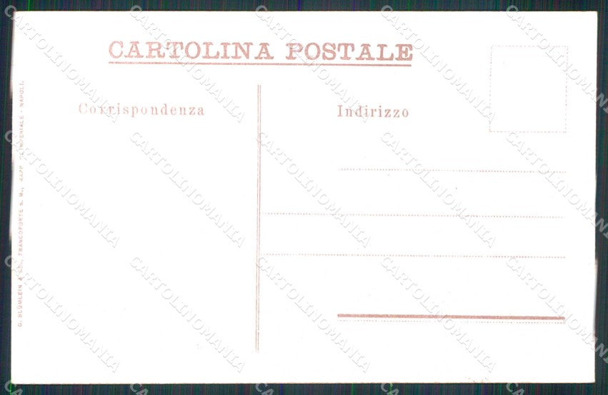 Napoli Città Piazza della Stazione cartolina RT2532 – retro