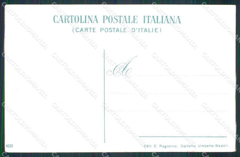 Napoli Città Via di Basso Porto cartolina RT2550 – retro