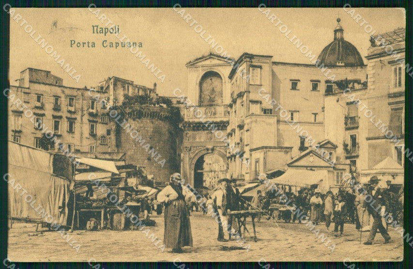 Napoli Città Porta Capuana cartolina RT2563 – fronte