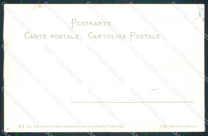 Napoli Città Veduta con Vesuvio Prosdocimi cartolina RT2565 – retro