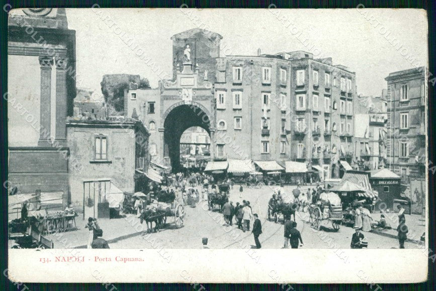 Napoli Città Porta Capuana cartolina RT2570 – fronte