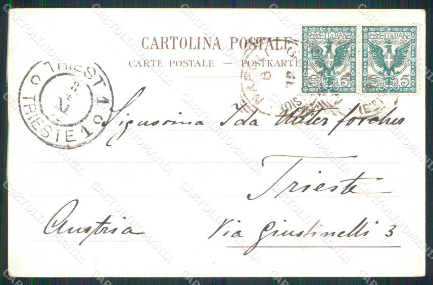 Napoli Città Stazione Ferroviaria cartolina RT2571 – retro