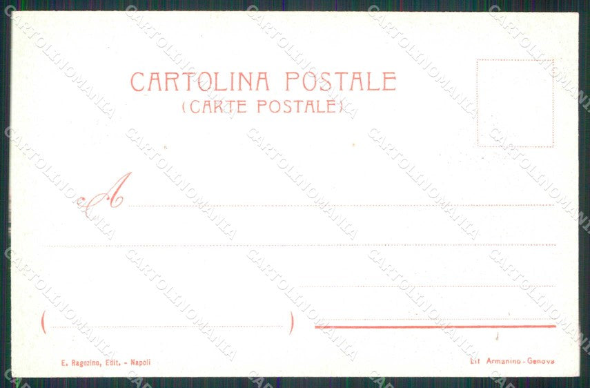 Napoli Città Veduta dalla Collina di Posillipo Brancaccio cartolina RT2576 – retro