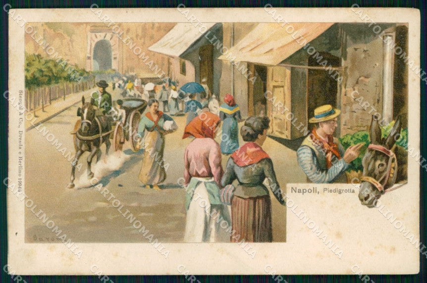 Napoli Città Piedigrotta Stengel 19946 cartolina RT2583 – fronte