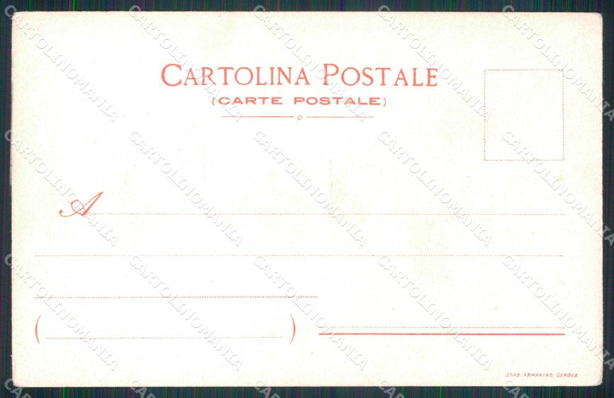 Napoli Città Passeggiata di Via Caracciolo Migliaro cartolina RT2584 – retro