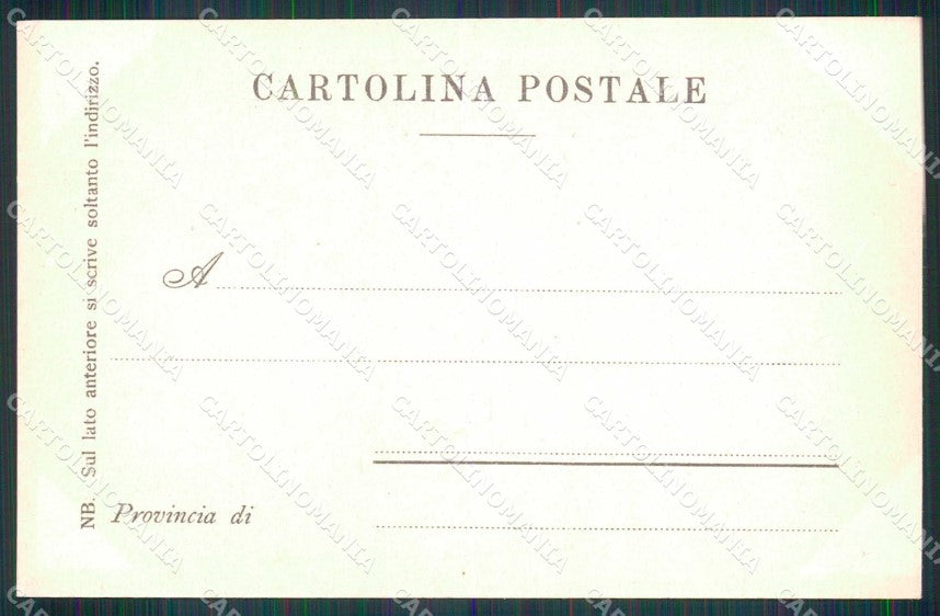 Napoli Città Via di Basso Porto Mercato cartolina RT2600 – retro