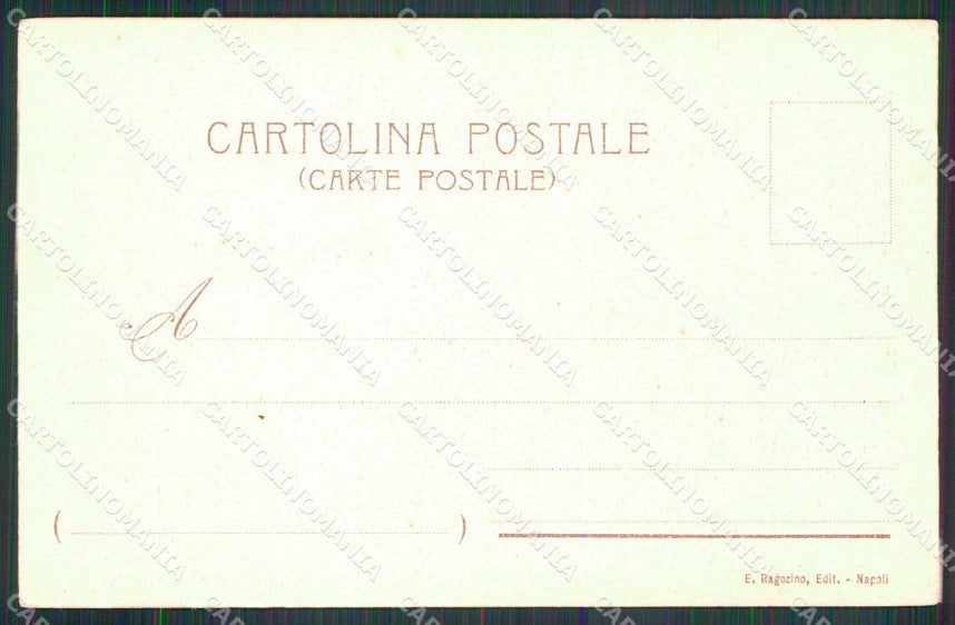 Napoli Città Santa Lucia cartolina RT2603 – retro