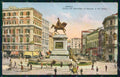 Napoli Città Piazza Municipio Monumento Vitt Emanuele II ABRASA cartolina RT2611 – fronte