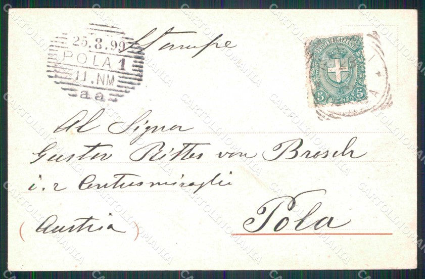 Napoli Città Posillipo Barche cartolina RT2630 – retro