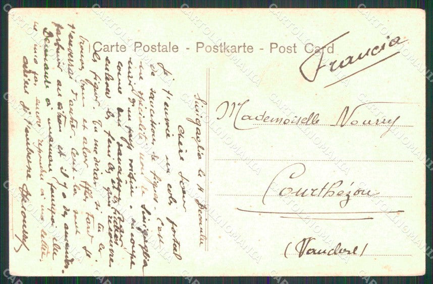 Napoli Città Santa Lucia Costumi MACCHIE Alinari Alterocca 1746 cartolina RT2645 – retro