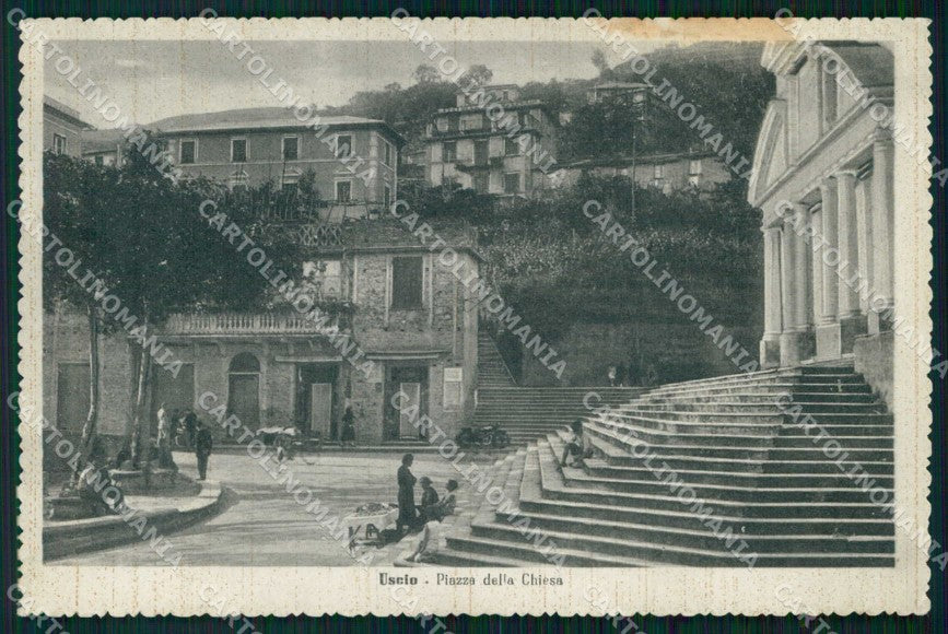 Genova Uscio Piazza della Chiesa Alterocca 134159 cartolina RT2670 – fronte