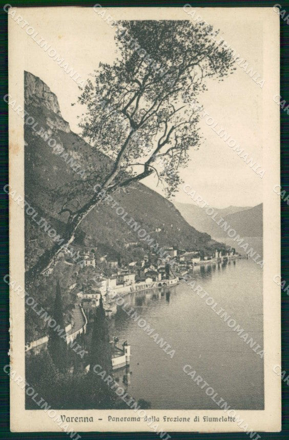 Lecco Varenna Fiumelatte Lago cartolina RT2688 – fronte