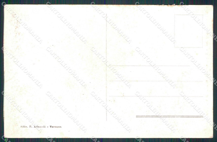 Lecco Varenna Fiumelatte Lago cartolina RT2688 – retro