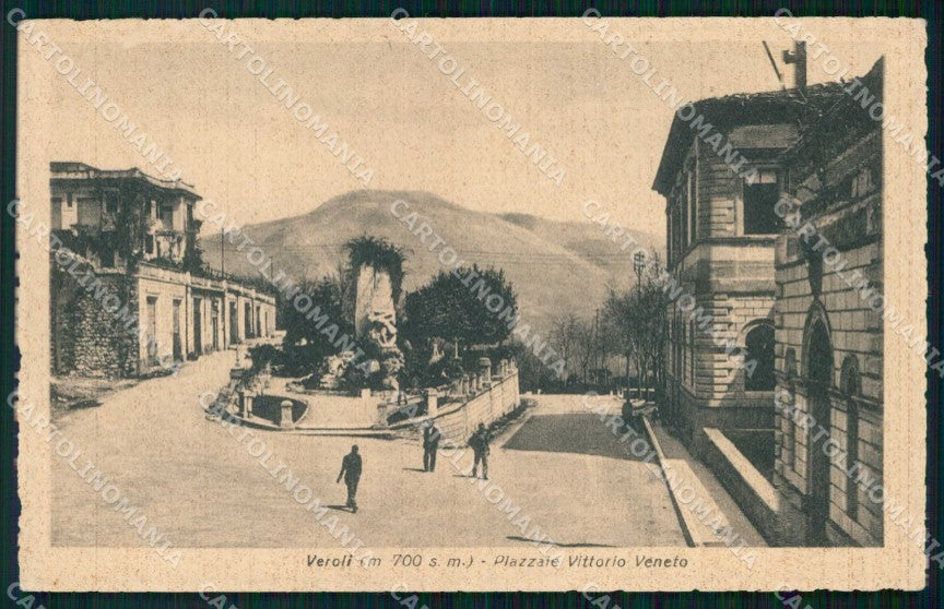 Frosinone Veroli Piazzale Vittorio Veneto cartolina RT2694 – fronte