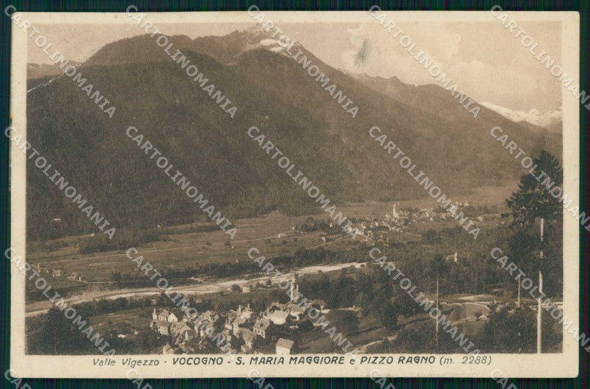 Verbania Craveggia Vocogno Santa Maria Maggiore Valle Vigezzo cartolina RT2708 – fronte