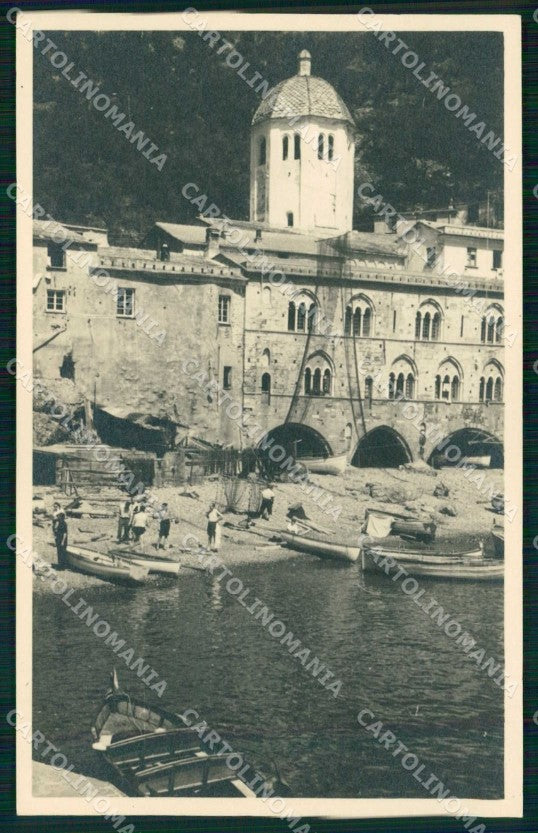 Genova San Fruttuoso Spiaggia Barche Foto cartolina RT2726 – fronte