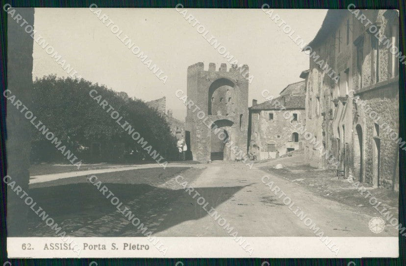 Perugia Assisi Porta San Pietro NPG Foto cartolina RT2730 – fronte