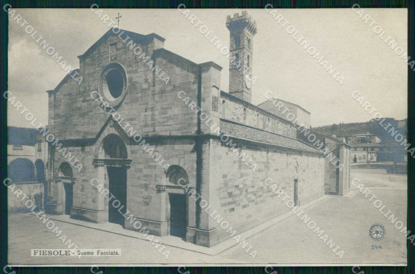 Firenze Fiesole Facciata del Duomo NPG Foto cartolina RT2736 – fronte
