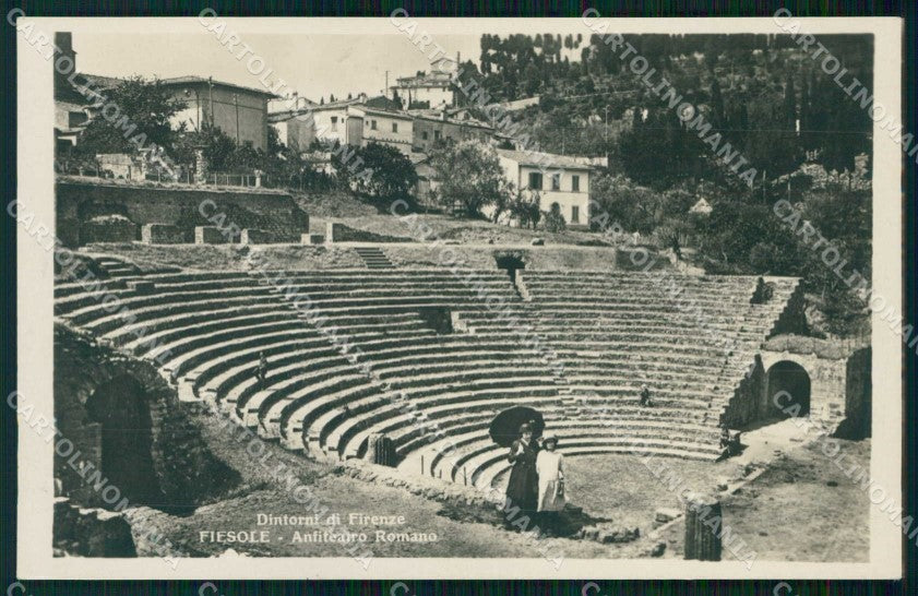 Firenze Fiesole Anfiteatro Romano Alterocca Foto cartolina RT2739 – fronte