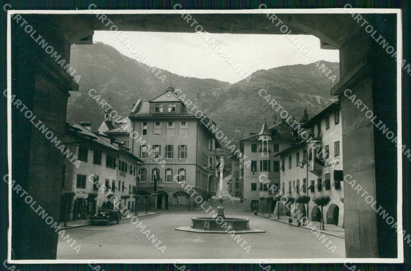 Bolzano Caldaro Piazza con Fontana Foto cartolina RT2740 – fronte