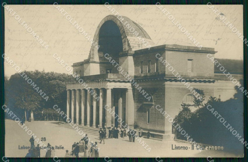 Livorno Città Cisternone Foto cartolina RT2750 – fronte