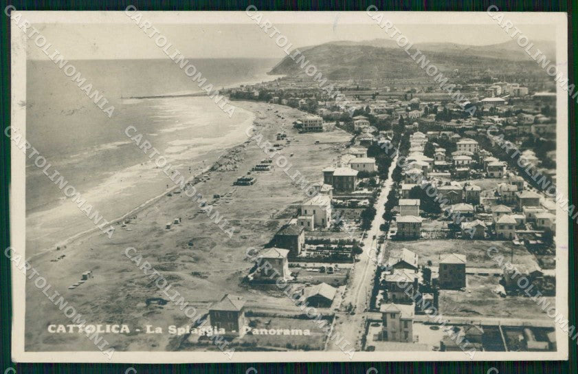 Rimini Cattolica Spiaggia Foto cartolina RT2758 – fronte