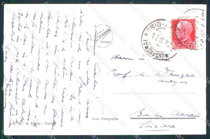 Savona Alassio Foto cartolina RT2760 – retro