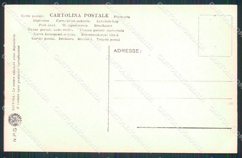 Perugia Assisi Carceri Veduta dal Convento NPG Foto cartolina RT2772 – retro