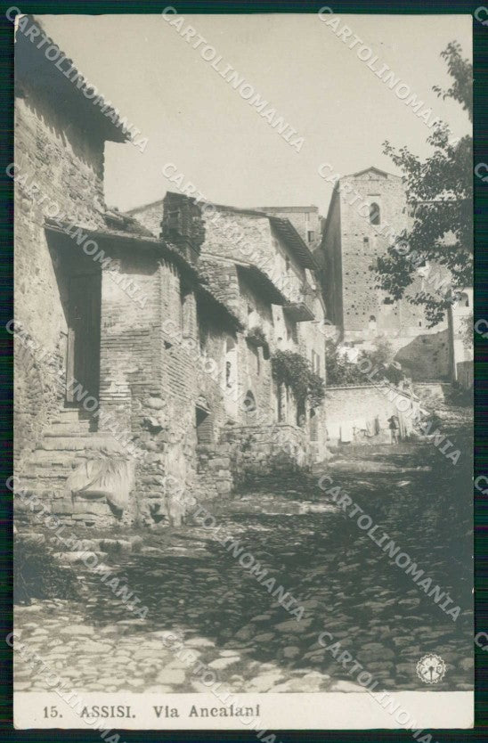Perugia Assisi Via Ancaiani NPG Foto cartolina RT2773 – fronte