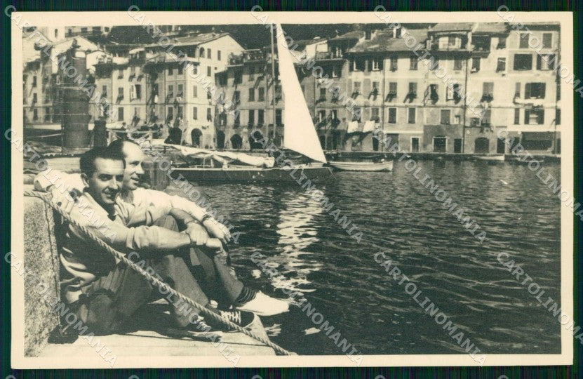 Genova Portofino Barche Foto cartolina RT2780 – fronte