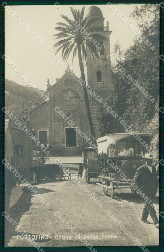 Genova Portofino Chiesa Antica Palma Foto cartolina RT2781 – fronte