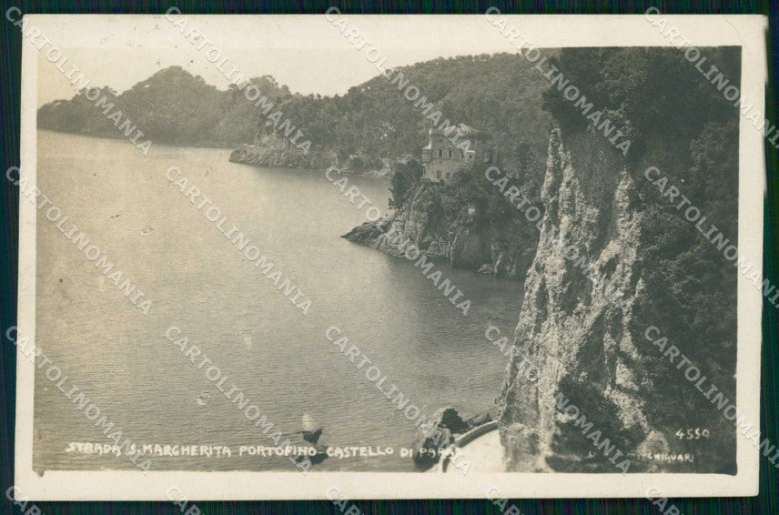 Genova Portofino Castello di Paraggi FORI Foto cartolina RT2788 – fronte