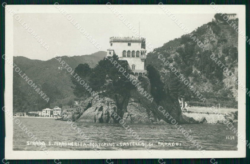 Genova Portofino Castello di Paraggi Foto cartolina RT2790 – fronte