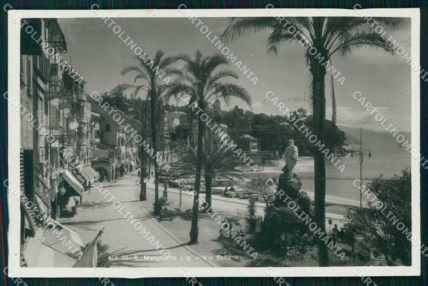 Genova Santa Margherita Ligure Via Sella Brunner 401 71 Foto cartolina RT2792 – fronte