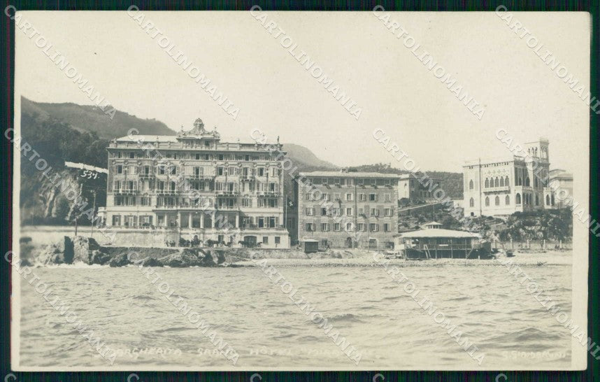 Genova Santa Margherita Grand Hotel Miramare NPG Foto cartolina RT2794 – fronte