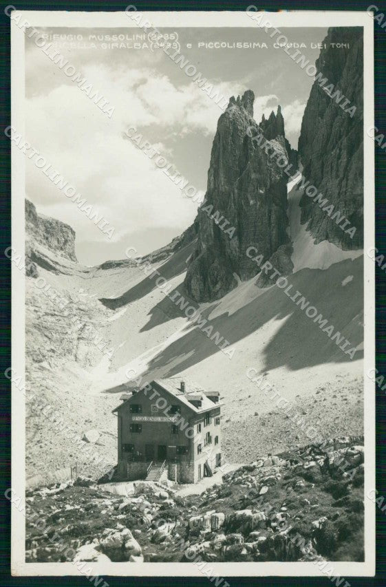 Bolzano Sesto Rifugio Benito Mussolini Foto cartolina RT2806 – fronte