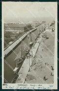 Lucca Viareggio Canale Molo con Barche Foto cartolina RT2809 – fronte