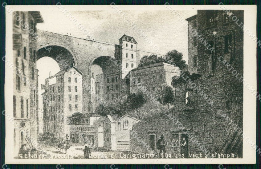 Genova Città Ponte di Carignano Foto cartolina RT2828 – fronte