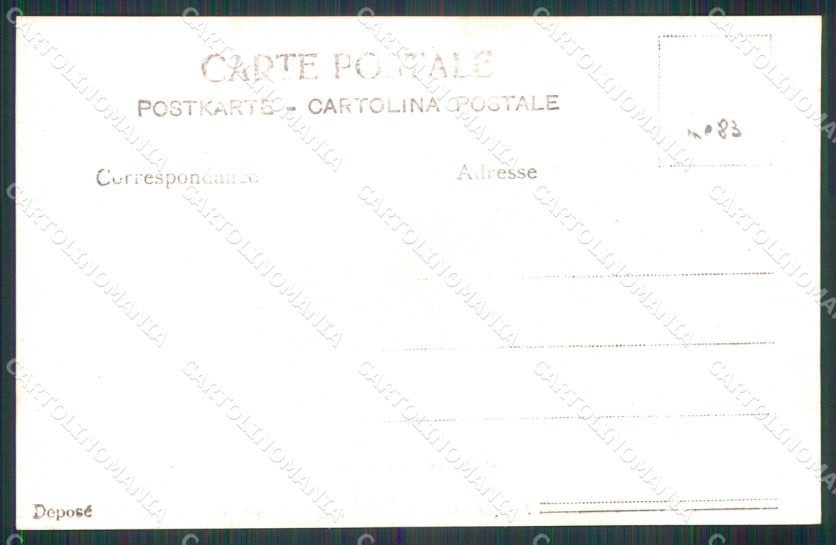 Ancona Città Caserma Villarey Militari Bersaglieri Foto cartolina RT2833 – retro