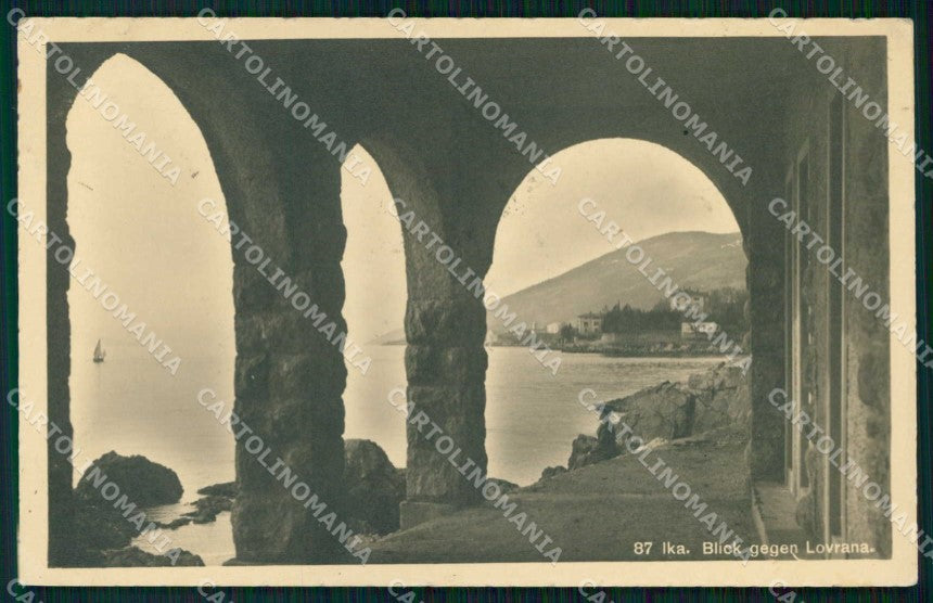 Croazia Laurana Foto cartolina RT2843 – fronte