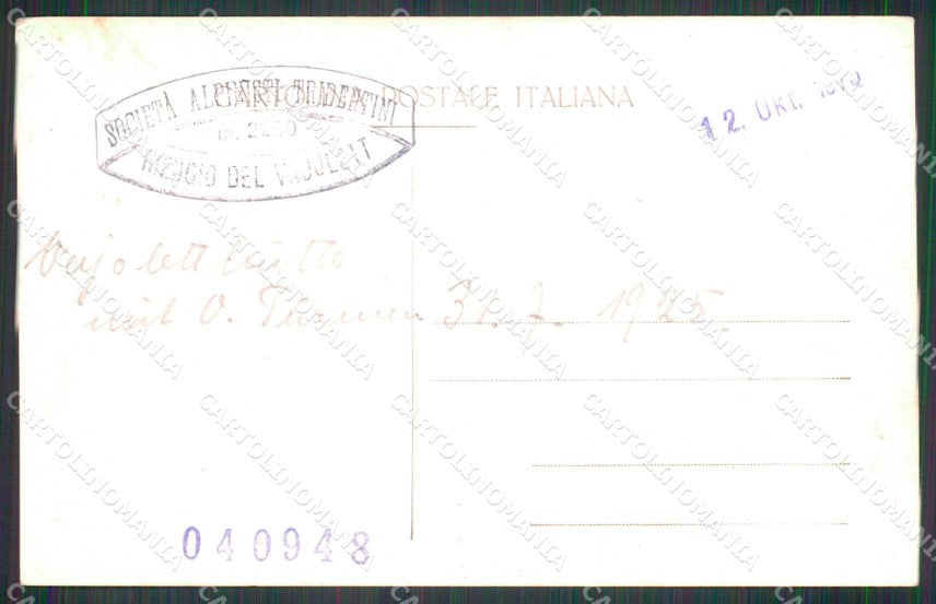 Trento Pozza di Fassa Rifugio del Vajolet Dolomiti Foto cartolina RT2849 – retro