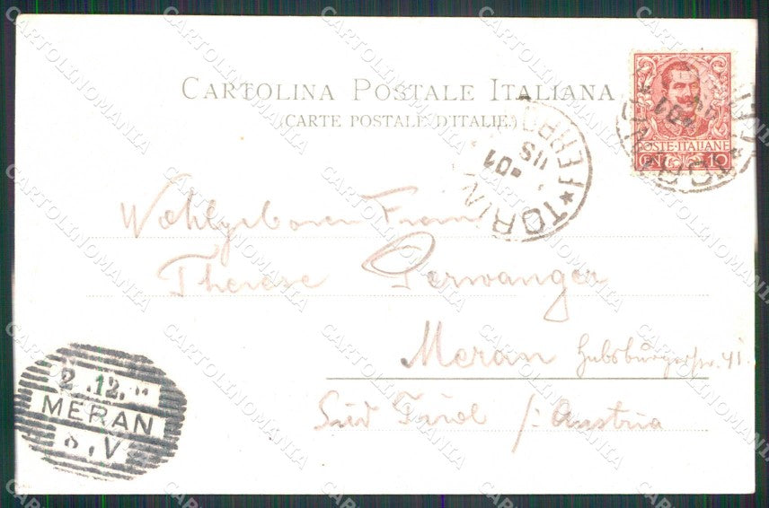 Torino Città Piazza Castello Via Roma Stengel 11404 cartolina RT2874 – retro
