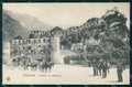 Sondrio Chiavenna Castello con Diligenza Brunner cartolina RT2884 – fronte