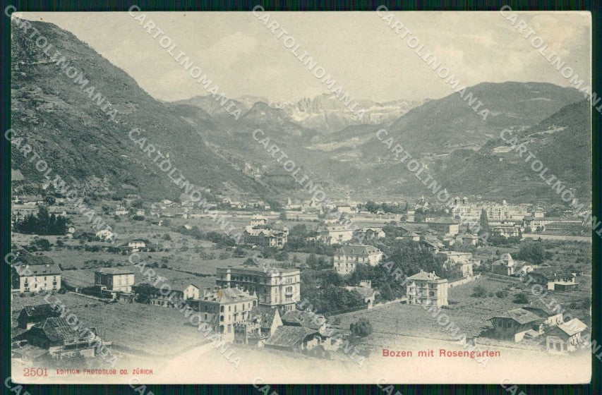 Bolzano Città Rosengarten cartolina RT2885 – fronte