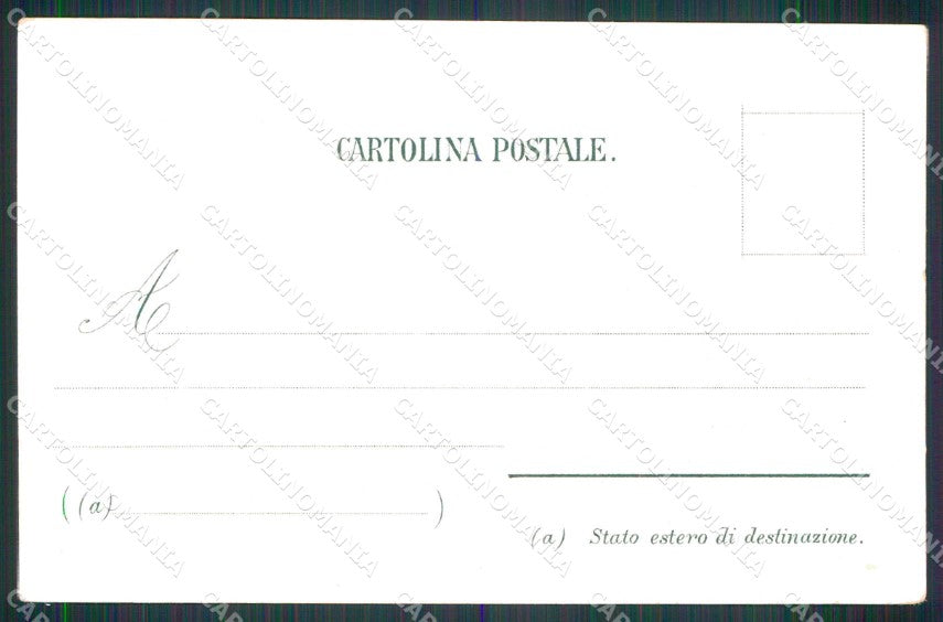 Palermo Città Ricordo di Foro Italico Monte Pellegrino cartolina RT2886 – retro